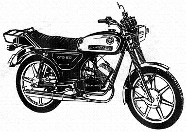 Zndapp-Ersatzteilliste Typ 529-024 GTS50